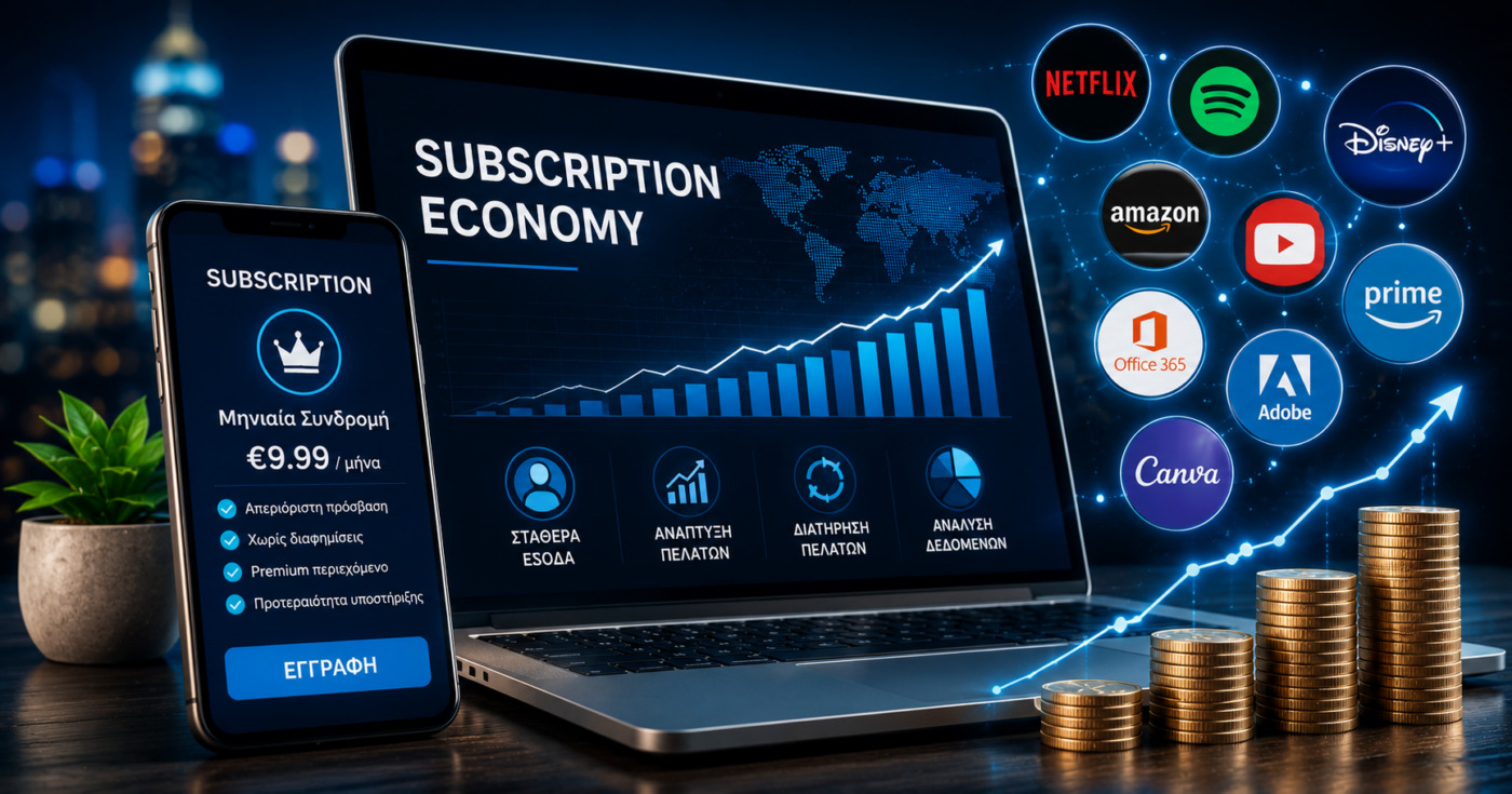 Η Οικονομία της Συνδρομής (Subscription Economy): Γιατί Όλο και Περισσότερες Επιχειρήσεις Εγκαταλείπουν τις Παραδοσιακές Πωλήσεις