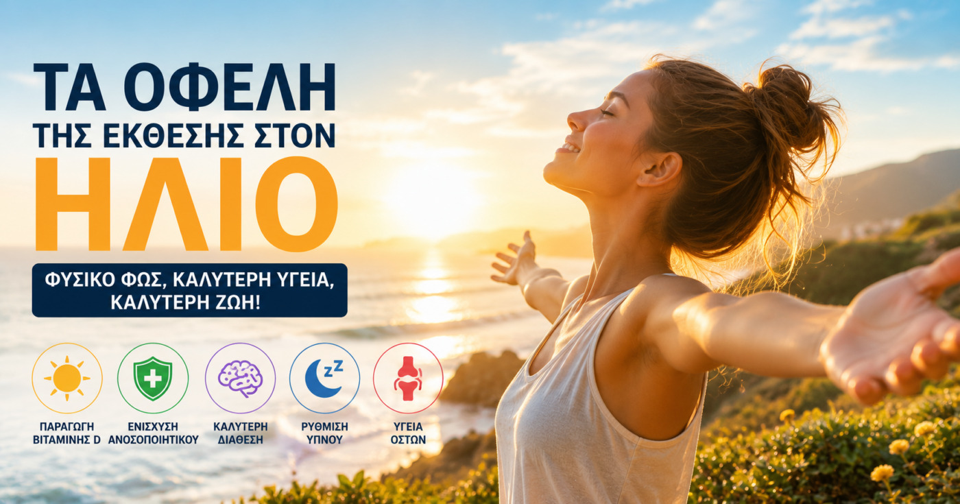 Τα Οφέλη της Καθημερινής Έκθεσης στον Ήλιο: Πώς το Φυσικό Φως Επηρεάζει την Υγεία μας