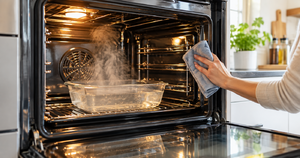 Το κόλπο με τον ατμό που καθαρίζει τον φούρνο χωρίς πολύ τρίψιμο – Ο σωστός και ασφαλής τρόπος για την υγεία σας